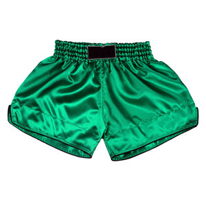 Pantalones Cortos de Entrenamiento de MMA Personalizados Unisex de Poliéster Satinado para Boxeo, Muay Thai, BJJ, Servicio de Logotipo OEM, Pantalones Cortos de Lucha Ligeros y Transpirables - Product Image 4