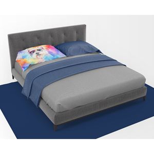 Westie Hippie Dawg Standard décoratif oeuvre taie d'oreiller léger et Super doux facile d'entretien housses de coussin - Product Image 3