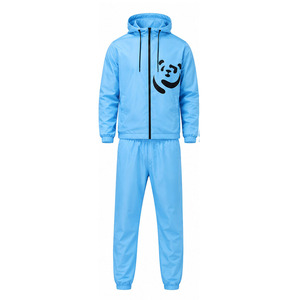 Conjunto de Chaqueta y Pantalones Deportivos Personalizados para Hombre, de Poliéster, Transpirables, para Entrenamiento, Running, Venta al Por Mayor, OEM, Ropa Deportiva - Product Image 1