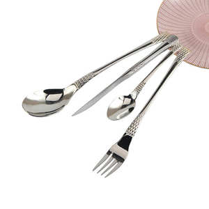 Service de couverts en acier inoxydable pour buffet |   Vaisselle hygiénique pour hôtels, événements et services de restauration - Product Image 5