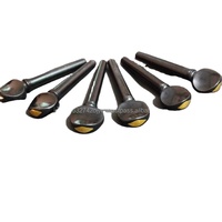 High Quality MA International Oud Pegs Ebony Wood Persian Eye Durable Polished Finish Stringed Instruments Parts Accessories