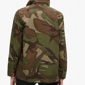 Veste en jean oversize pour femme, effet usé, à manches longues, boutonnée, style vintage, décontractée, coupe ample, en coton - Product Image 4