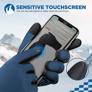 Guantes para correr Simple Adventures, antideslizantes, con pantalla táctil, térmicos, resistentes, para ciclismo, invierno, actividades al aire libre. - Product Image 6
