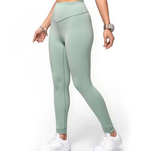 Leggings de Yoga para Mujer, Diseño OEM de Última Moda, Precio al por Mayor, Fabricación en Fábrica, Color Sólido, Alta Calidad, Transpirables - Product Image 1