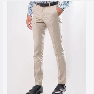 Pantalon de Costume Homme Confortable de Haute Qualité, Coupe Droite Taille Haute, Style Décontracté avec Braguette Zippée, Idéal pour le Bureau - Product Image 3