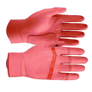 Guantes de Bateo de Cuero Rosa para Entrenamiento y Juegos, Unisex, para Adultos, Guantes de Bateo de Softbol, Transpirables, Flexibles y Duraderos - Product Image 2