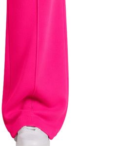 Women Neon Pink <b>Wide</b> <b>Leg</b> Sweatpants High Waist Loose Fit Casual Fleece Jogger <b>Lounge</b> <b>Pants</b> Streetwear Wear - Product Image 4
