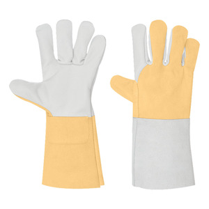 Guantes de Soldadura TIG de Cuero Vacuno y Piel de Vacuno con Grano, Certificación CE, Antiestáticos, con Puño de Seguridad, Alto Rendimiento, Protección Personal - Product Image 5
