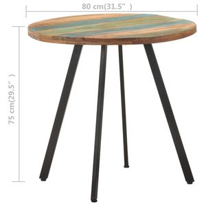 Tavolo da Pranzo con Finitura in Legno Multicolore - Product Image 4