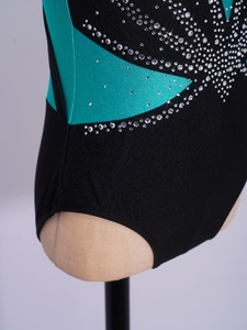 6-16 enfants filles danse gymnastique Performance Costume métallique justaucorps pour spectacles patinage artistique acrobatie pratique compétition - Product Image 5