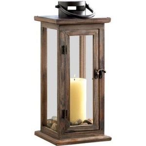 Exquisita Linterna de Madera para Velas Diseñada para Crear una Atmósfera Confortable a Través de una Luz Suave y Detalles Orgánicos - Product Image 4