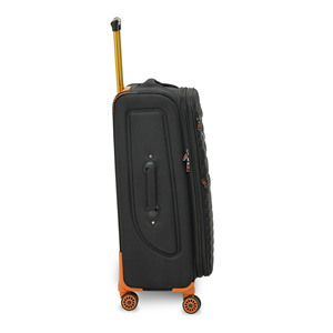 Expandable Soft Fabric Luggage Set With Smooth Rolling <b>Wheels</b> And Durable Travel Structure With 4 <b>Wheels</b> And Combination Lock - Product Image 2