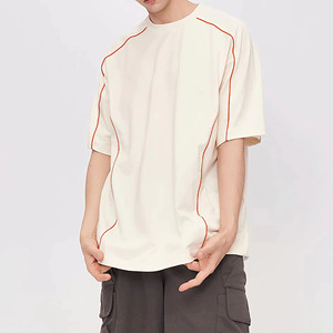 T-shirts sportifs en tricot de qualité supérieure pour hommes, vêtements de sport décontractés, manches longues, col rond, coton, logo personnalisé, OEM, ODM, vente en gros - Product Image 1