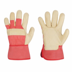 Guantes de Trabajo de Piel de Vacuno de Primera Calidad, Forro de Felpa de Algodón Cómodo, Palma Reforzada - Product Image 3
