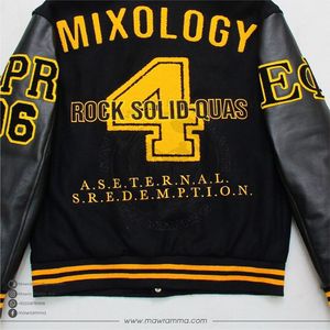 Premium Custom Embroidered Men's Winter Varsity <b>Jacket</b> Vintage Letterman Sporty Bomber Streetwear <b>Patchwork</b> <b>Jacket</b> For Unisex - Product Image 5