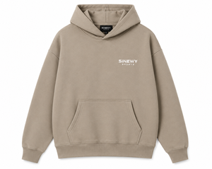 เสื้อฮู้ดโอเวอร์ไซส์ผู้ชาย SINEWY สีพื้น ผ้าฟลีซ สไตล์ลำลองสำหรับฤดูใบไม้ร่วง ดีไซน์กระเป๋า ระบายอากาศได้ดี ทรงพอดีตัว - Product Image 1