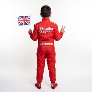 Combinaison de karting personnalisée pour garçons |   Vêtements d'équipe de course automobile professionnels avec logo personnalisé, vêtements de moto respirants en Cordura pour enfants - Product Image 4