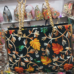 Women's Handcrafted Cotton Embroidery Clutch <b>Purses</b> Hand Bags for Wedding Wholesale From India - Product Image 1