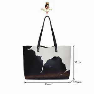 Bolso Tote Casual de Alta Gama, Cuero Genuino, Gran Capacidad, con Correa para el Hombro, para Mujer, LTB-0418 - Product Image 3