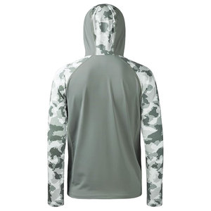 Camisa de Pesca UPF 50 para Hombre, Sudadera con Capucha Refrigerante, Camuflaje, Manga Larga, Ligera, Transpirable, Protección Solar, Pesca al Aire Libre - Product Image 2