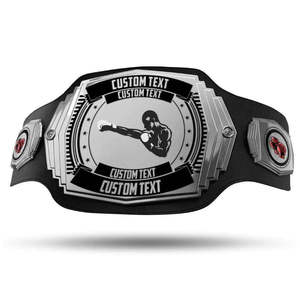 Personalized Wrestling Championship Belt Custom <b>Name</b> Title Heavyweight Zinc Alloy <b>Plate</b> 4mm Leather Strap Sports Award - Product Image 2