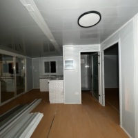 Maison préfabriquée en acier de type Granny Flat, 20 pieds, 40 pieds, mobile pliable, prix conteneur pliable et extensible pour villa préfabriquée