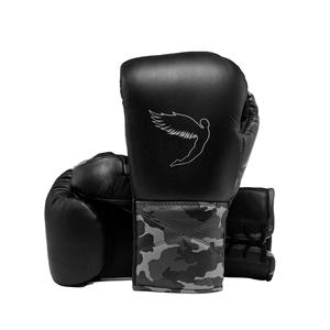 Gants de boxe MMA Custom FLY en cuir premium, à lacets, pour entraînement et sparring, haute qualité. - Product Image 1