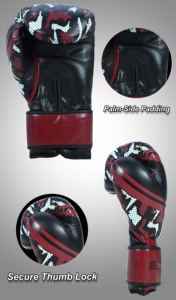 Gants de boxe antidérapants pour entraînement et sparring avec design personnalisé imprimé pour les sports et les salles de sport, arts martiaux et boxe. - Product Image 5