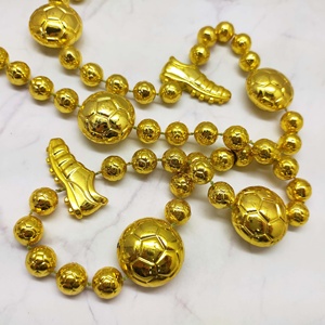 Collar Unisex con Temática de Fútbol, Chapado en Oro, Material PP, para Fiestas y Eventos - Product Image 1