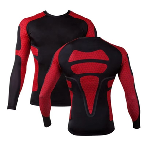 เสื้อรัดรูปสำหรับบราซิลเลียนยิวยิตสู (BJJ) แบบซับลิเมชั่น ขายดี สำหรับกีฬากราปลิง MMA ยิวยิตสู เสื้อสำหรับต่อสู้ แขนยาว ผลิตจากผ้าสแปนเด็กซ์/โพลีเอสเตอร์ แห้งเร็ว - Product Image 2