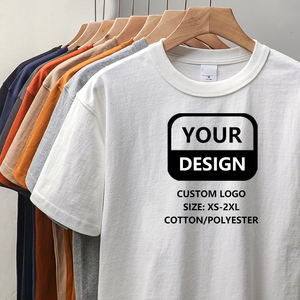 เสื้อยืดคอกลมผ้าคอตตอนถักเนื้อหนา 100% สกรีนโลโก้ได้ตามสั่ง หลายสี ใส่ได้ทั้งชายและหญิง ระบายอากาศได้ดี เป็นมิตรกับสิ่งแวดล้อม ขายส่ง - Product Image 1