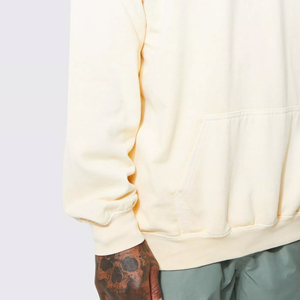 Sudadera con Capucha de Forro Polar Grueso para Hombre, 100% Algodón Mezclado, Estilo Urbano, 360 g/m², Lavado Pesado, Oversize, Invierno - Product Image 5