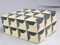 Plateau de rangement en forme de feuille pour la décoration de la maison, avec cadre couleur noyer, pour le salon, le bureau, les petits objets, l'organisation de la maison, plateau en bois