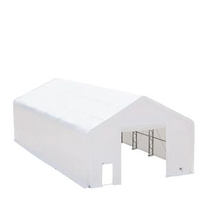 Cobertizo de Almacenamiento de Doble Estructura TMG DT3061 de 30 pies x 60 pies con Cubierta de PVC de 17 oz y Puertas de Acceso para Herramientas y Apartamentos - Product Image 6
