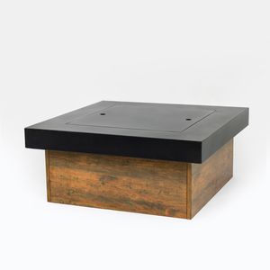 36-Inch Iron <b>Fire</b> <b>Pit</b> <b>Table</b> <b>with</b> Wood Burning Stove Elegant Outdoor <b>Fire</b> <b>Pits</b> - Product Image 3