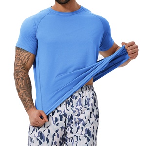 Meilleure vente personnalisé séchage rapide décontracté ample solide respirant T-shirts Gym Muscle Sports Citywalk Fitness en plein air hommes t-shirt - Product Image 2