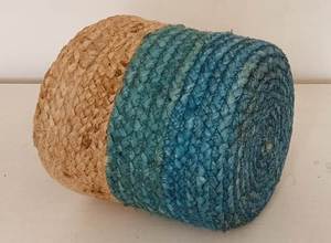 Panier en jute édition limitée, vente en gros, avec rangement artisanal en fibres naturelles pour accessoires de salle de bain, panier de décoration intérieure pour hôtel - Product Image 2