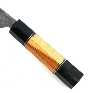 Couteau de chef en acier Damas LEGACY BLADES OEM, manche ergonomique en bois, couteau de cuisine forgé à la main, fabricant - Product Image 2