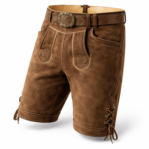 Wholesale Oktoberfest Leather <b>Pants</b> - Custom Designs for Men | OEM Manufacturer of Leather Trousers - Product Image 3