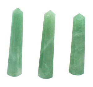 Obélisque en Aventurine Verte Polie pour la Guérison, Pointe de Cristal, Reiki, Feng Shui, Amour, Chance, Abondance, Énergie Positive, Décoration d'Intérieur (Vente en Gros) - Product Image 6