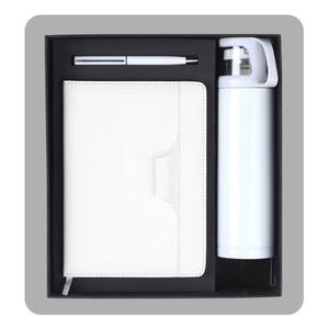 Coffret cadeau d'affaires en cuir le plus vendu avec agenda personnalisé, stylo et bouteille d'eau – Coffret cadeau exécutif disponible à la vente - Product Image 5