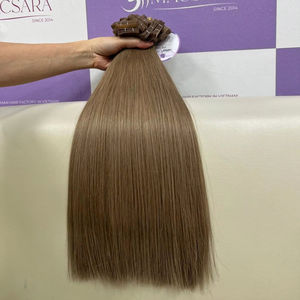 เทปมัดผมสีดำแบบหยักศกสำหรับต่อผมแบบดิบเวียดนาม - Product Image 5