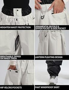 Pantalones de Esquí Técnicos Profesionales 2026, Nueva Llegada, Logotipo Personalizado, Pantalones de Snowboard Resistentes e Impermeables, Fabricante Mayorista - Product Image 6