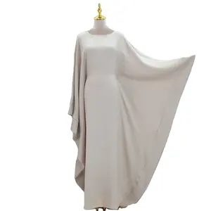 Top Abaya Manufacturer New Latest Design Women Muslim Dress Abaya Kaftan Stylish Royal Women's fitted waist baggy abaya