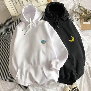 Sudadera con Capucha Casual de Manga Larga con Estampado de Invierno para Mujer, Sudadera con Capucha para Parejas - Product Image 2