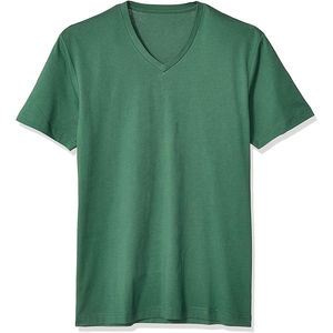 Camiseta OEM casual lisa 100% algodón para hombre, de secado rápido, transpirable, personalizable con serigrafía, camiseta con cuello en V para hombre. - Product Image 6