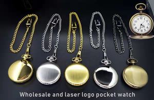 Dini büyük toptan no name alaşım kaplama gül altın retro cep saati özelleştirmek logo saatleri vintage - Product Image 4