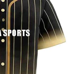 เสื้อเบสบอลสั่งทำขายดีที่สุด แขนสั้น พิมพ์ชื่อได้ ผลิตจากโพลีเอสเตอร์ 100% ระบายอากาศได้ดี สำหรับผู้ใหญ่ทุกเพศ - Product Image 3