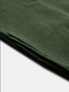Sudadera Verde de Cuello Redondo para Hombre, Corte Regular, Logotipo Estampado, Informal, Tejida, 100% Algodón, para Otoño - Product Image 5