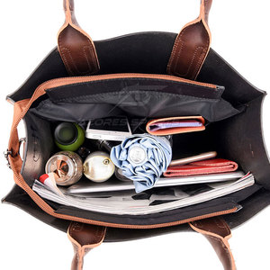 Sac à main en cuir véritable AZORES SPORTS pour femme, sac à bandoulière tendance, élégant, durable, pour usage quotidien, fermeture éclair - Product Image 3